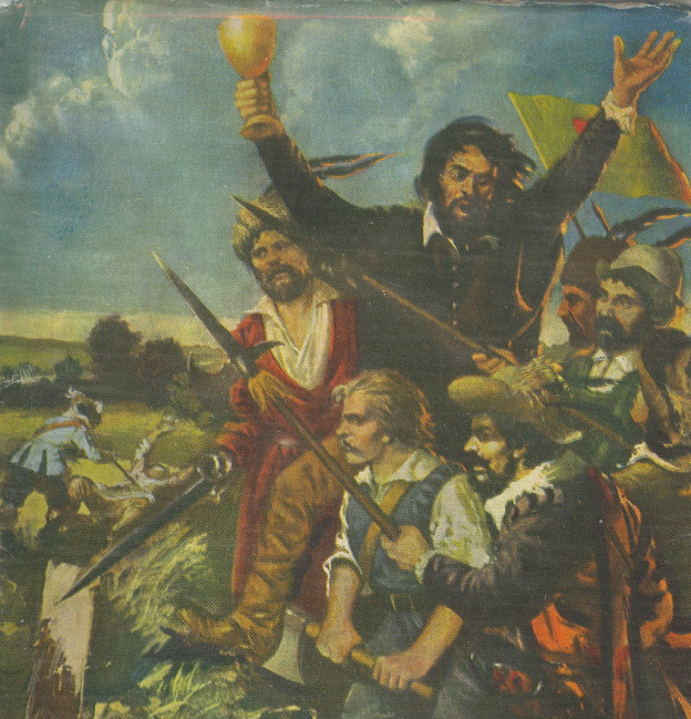 1 Ilustrace M. Ulického z knihy Skály od A. Jiráska
